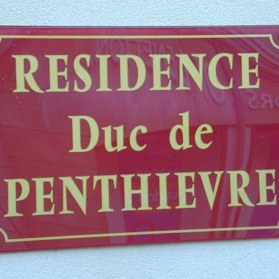 Panneau de résidence immobilière