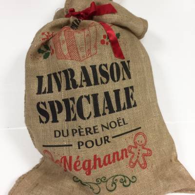 Sac du Père Noel personnalisé